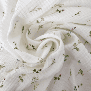 double muslin crinkle fabric