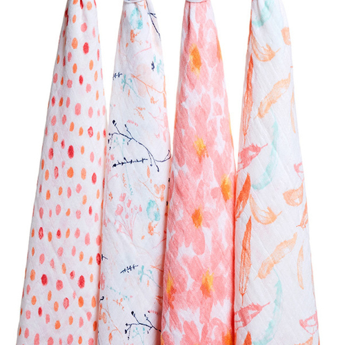 Soft Cotton Double Layer Muslin Folded